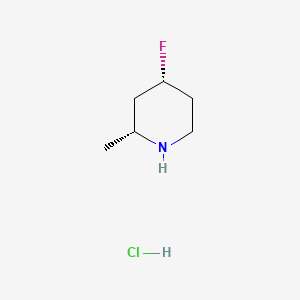 (2R,4R)-4-fluoro-2-methylpiperidine hydrochloride