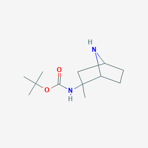 tert-butyl N-{2-methyl-7-azabicyclo[2.2.1]heptan-2-yl}carbamate