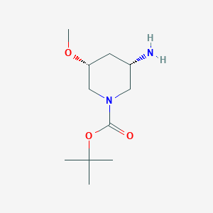 tert-Butyl (3S,5R)-3-amino-5-methoxypiperidine-1-carboxylate