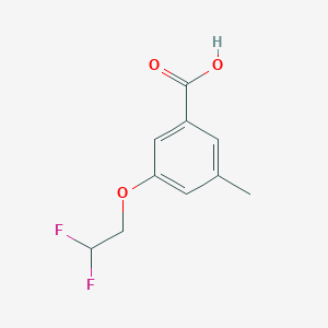 molecular formula C10H10F2O3 B8229660 3-(2,2-Difluoroethoxy)-5-methylbenzoic acid 