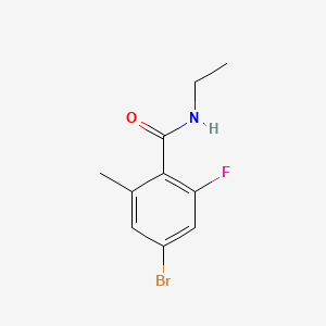 4-Bromo-N-ethyl-2-fluoro-6-methylbenzamide