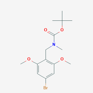 molecular formula C15H22BrNO4 B8229721 tert-Butyl 4-bromo-2,6-dimethoxybenzyl(methyl)carbamate 