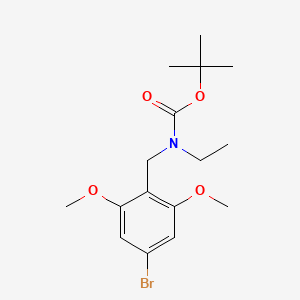 molecular formula C16H24BrNO4 B8229724 tert-Butyl 4-bromo-2,6-dimethoxybenzyl(ethyl)carbamate 