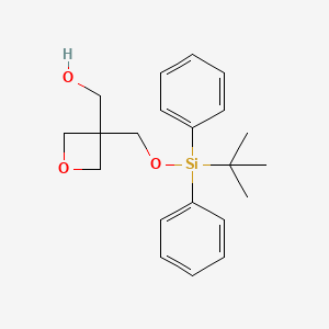 molecular formula C21H28O3Si B8229795 (3-{[(Tert-butyldiphenylsilyl)oxy]methyl}oxetan-3-yl)methanol 