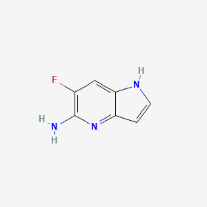 6-fluoro-1H-pyrrolo[3,2-b]pyridin-5-amine