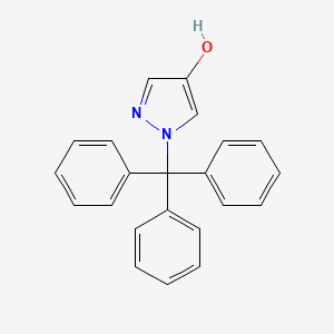 molecular formula C22H18N2O B8229870 1-Trityl-1H-pyrazol-4-ol CAS No. 226989-36-2