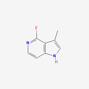 molecular formula C8H7FN2 B8229872 4-fluoro-3-methyl-1H-pyrrolo[3,2-c]pyridine 