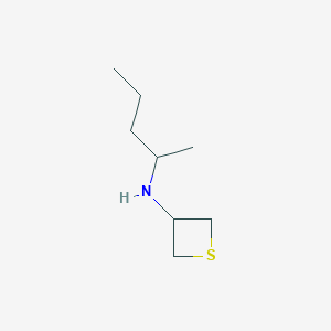 molecular formula C8H17NS B8229969 N-(Pentan-2-yl)thietan-3-amine 