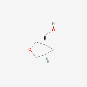 molecular formula C6H10O2 B8229970 ((1S,5R)-3-Oxabicyclo[3.1.0]hexan-1-yl)methanol 