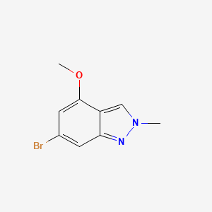 molecular formula C9H9BrN2O B8230003 6-bromo-4-methoxy-2-methyl-2H-indazole 