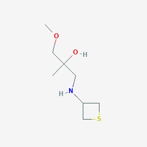 1-Methoxy-2-methyl-3-(thietan-3-ylamino)propan-2-ol