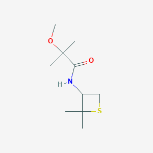 molecular formula C10H19NO2S B8230045 N-(2,2-Dimethylthietan-3-yl)-2-methoxy-2-methylpropanamide 