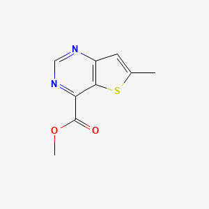 molecular formula C9H8N2O2S B8230064 Methyl 6-methylthieno[3,2-d]pyrimidine-4-carboxylate 