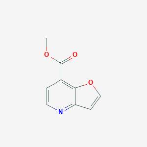 molecular formula C9H7NO3 B8230073 Methyl furo[3,2-b]pyridine-7-carboxylate 
