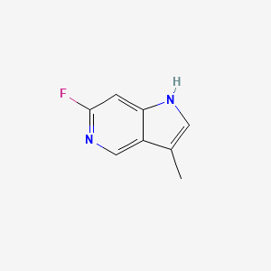 molecular formula C8H7FN2 B8230132 6-fluoro-3-methyl-1H-pyrrolo[3,2-c]pyridine 