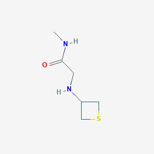 molecular formula C6H12N2OS B8230134 N-Methyl-2-(thietan-3-ylamino)acetamide 