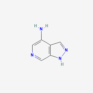molecular formula C6H6N4 B8230147 1H-pyrazolo[3,4-c]pyridin-4-amine 