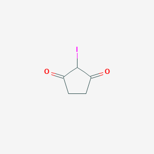 molecular formula C5H5IO2 B8230161 2-Iodocyclopentane-1,3-dione 