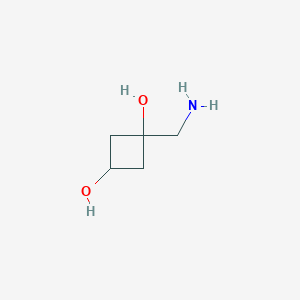 1-(Aminomethyl)cyclobutane-1,3-diol