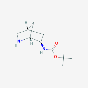 molecular formula C11H20N2O2 B8230254 tert-Butyl N-[(1R,4S,6R)-2-azabicyclo[2.2.1]heptan-6-yl]carbamate 