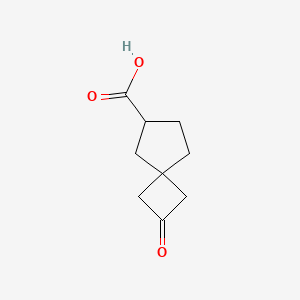 molecular formula C9H12O3 B8230303 2-Oxospiro[3.4]octane-7-carboxylic acid 