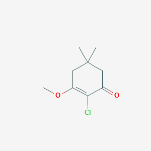 molecular formula C9H13ClO2 B8230412 2-Chloro-3-methoxy-5,5-dimethylcyclohex-2-en-1-one 