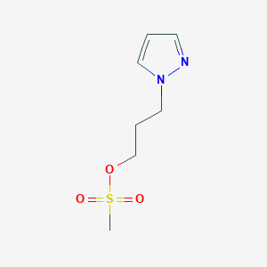 3-(1H-pyrazol-1-yl)propyl methanesulfonate