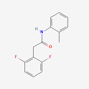 molecular formula C15H13F2NO B8230452 2-(2,6-difluorophenyl)-N-(2-methylphenyl)acetamide 