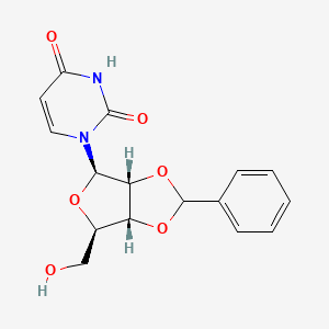 molecular formula C16H16N2O6 B8230493 2'-O,3'-O-Benzylideneuridine 