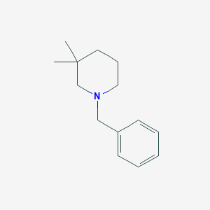 molecular formula C14H21N B8230652 3,3-Dimethyl-1-(phenylmethyl)piperidine 