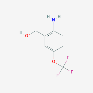 molecular formula C8H8F3NO2 B8230654 2-Amino-5-(trifluoromethoxy)benzyl alcohol 