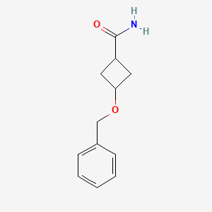 3-(Benzyloxy)cyclobutane-1-carboxamide