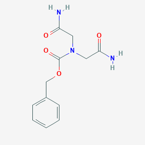 molecular formula C12H15N3O4 B8230693 benzyl N,N-bis(2-amino-2-oxoethyl)carbamate 