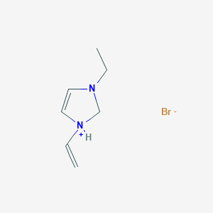 molecular formula C7H13BrN2 B8230760 1H-Imidazolium, 1-ethenyl-3-ethyl-, bromide 