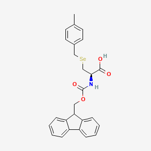 molecular formula C26H25NO4Se B8230784 Fmoc-Sec(pMeBzl)-OH 