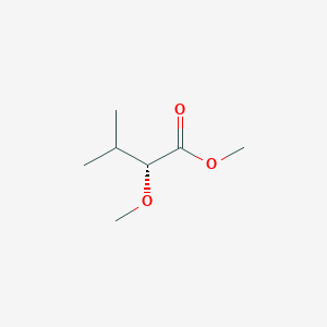 molecular formula C7H14O3 B8230846 methyl (2R)-2-methoxy-3-methylbutanoate 