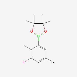 molecular formula C14H20BFO2 B8230859 2-(3-Fluoro-2,5-dimethylphenyl)-4,4,5,5-tetramethyl-1,3,2-dioxaborolane 