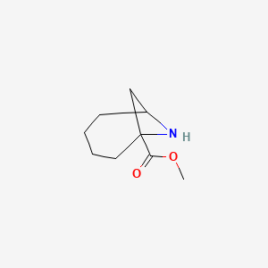 molecular formula C9H15NO2 B8230891 Methyl 7-azabicyclo[4.1.1]octane-1-carboxylate 