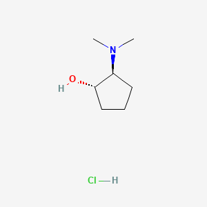molecular formula C7H16ClNO B8230918 (1S,2S)-2-(dimethylamino)cyclopentan-1-ol;hydrochloride 