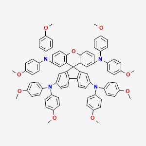 molecular formula C81H68N4O9 B8230953 Spiro[9H-fluorene-9,9'-[9H]xanthene]-2,2',7,7'-tetramine, N2,N2,N7,N7,N2',N2',N7',N7'-octakis(4-methoxyphenyl)- 