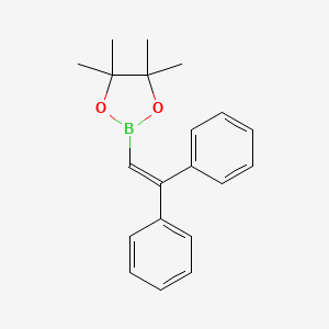 molecular formula C20H23BO2 B8230991 1,3,2-Dioxaborolane, 2-(2,2-diphenylethenyl)-4,4,5,5-tetramethyl- CAS No. 83947-50-6