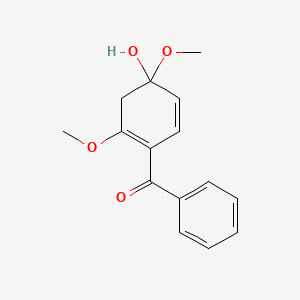 methyl 2-[(4-hydroxyphenyl)carbonyl]benzoate