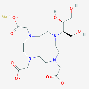 molecular formula C18H31GaN4O9 B8231015 Gadolinium,[10-[2,3-dihydroxy-1-(hydroxymethyl)propyl]-1,4,7,10-tetraazacyclododecane-1,4,7-triacetato(3-)-kN1,kN4,kN7,kN10,kO1,kO4,kO7]- 