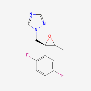 molecular formula C12H11F2N3O B8231035 1H-1,2,4-Triazole, 1-[[(2R)-2-(2,5-difluorophenyl)-3-methyl-2-oxiranyl]methyl]- CAS No. 1421789-95-8