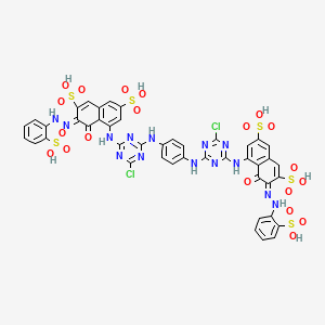 molecular formula C44H30Cl2N14O20S6 B8231084 C.I.Reactive Red 120 