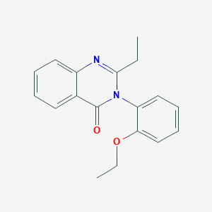molecular formula C18H18N2O2 B8231142 3-(2-ethoxy-phenyl)-2-ethyl-3H-quinazolin-4-one CAS No. 860193-10-8