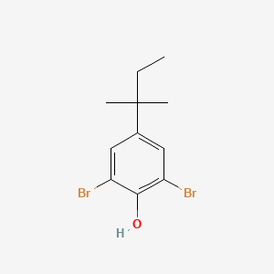 molecular formula C11H14Br2O B8231175 2,6-Dibromo-4-(1,1-dimethylpropyl)phenol 