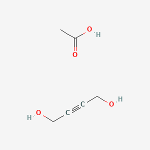 molecular formula C6H10O4 B8231178 Acetic acid--but-2-yne-1,4-diol (1/1) 
