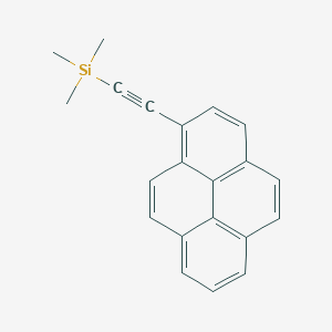 molecular formula C21H18Si B8231236 Trimethyl(pyren-1-ylethynyl)silane CAS No. 185506-32-5
