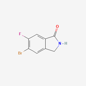 5-Bromo-6-fluoro-2,3-dihydro-1H-isoindol-1-one